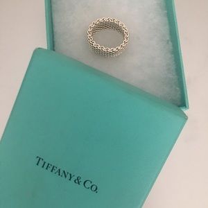 Tiffany & Co. Sterling Silver braided ring.